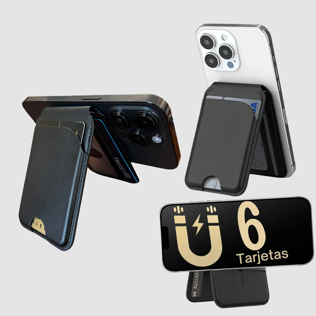 Billetera Magnetica (Compatible con IPhone y Android)