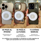 TELESIN C03 Aro de Luz Magnético 360° + Espejo (Compatible con Iphone y Android)