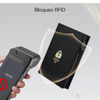 Billetera minimalista con bloqueo antirrobo RFID 2.0