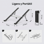 Soporte Plegable y Ajustable para Notebook y Tablet