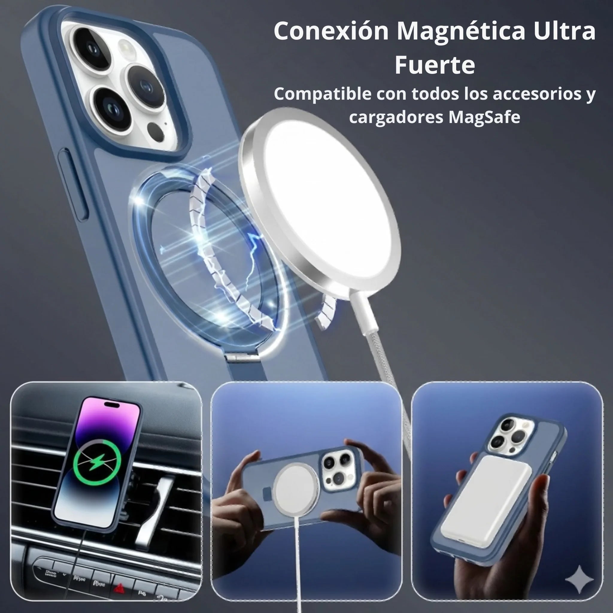 Funda MagSafe 3-en-1 Pro (IPhone)