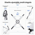 Soporte magnético plegable y ajustable 3 en 1 portátil