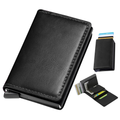 Billetera minimalista con bloqueo antirrobo RFID