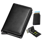 Billetera minimalista con bloqueo antirrobo RFID