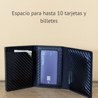 Billetera minimalista con bloqueo antirrobo RFID 2.0