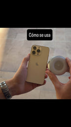 TELESIN C03 Aro de Luz Magnético 360° + Espejo (Compatible con Iphone y Android)